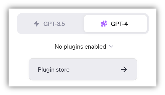 Get Plugins for ChatGPT-4 - Step 7&8 Go to the plugin store-1