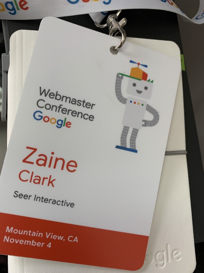 google webmaster conference
