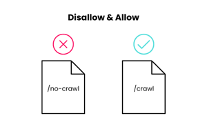 disallow and allow visual for robots.txt