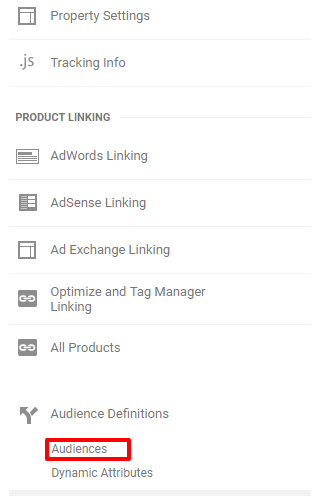 How to select the Conditions Tab on Google Analytics