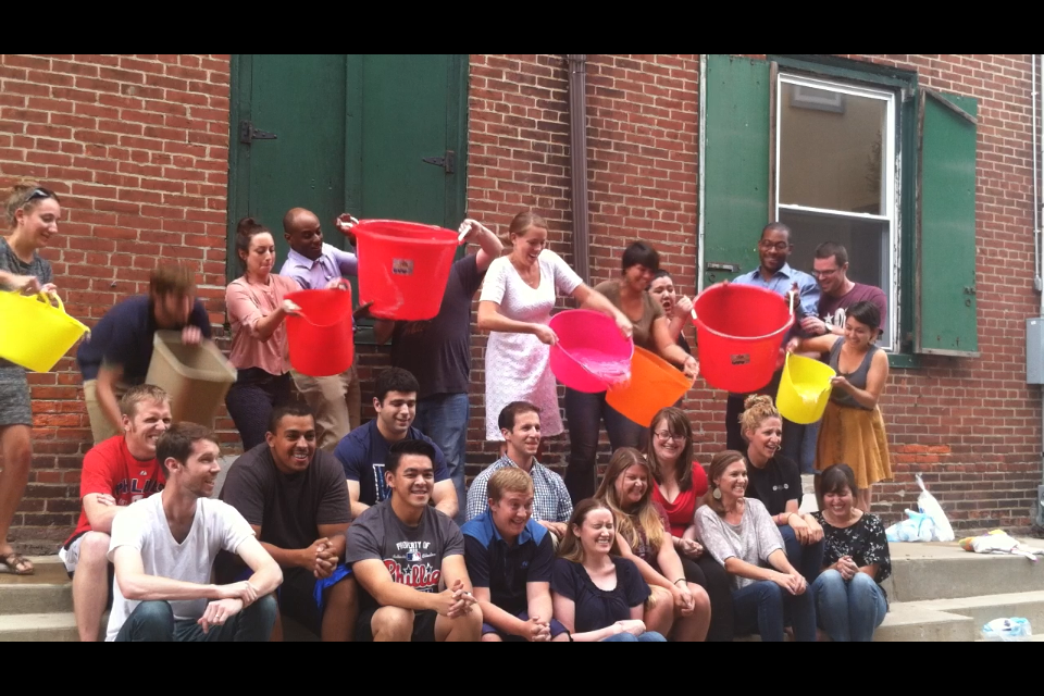 SEER Team Completing the #ALSicebucketchallenge