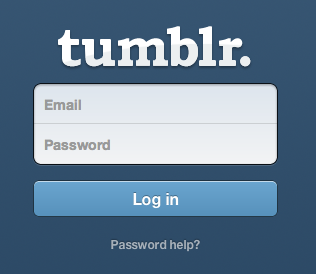 Tumblr Login