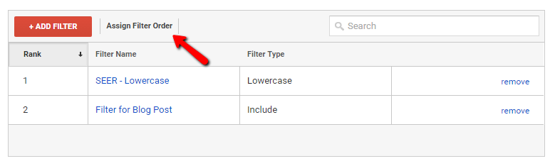 assign filter order