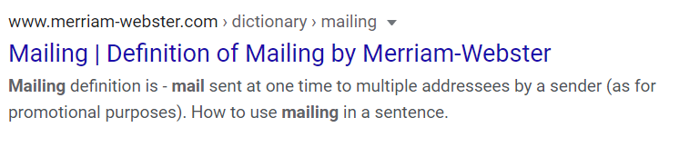 Wasteful Wednesday #24 – Keyword of the Week “Definitions”