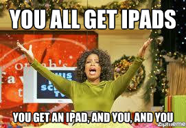 Oprah Giving Away Ipads MeMe