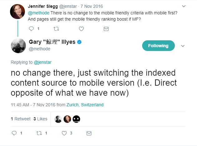 gary illyes tweet on mobile 2017