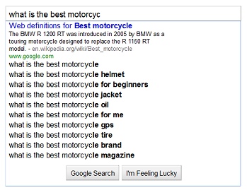 Google Suggest SERP