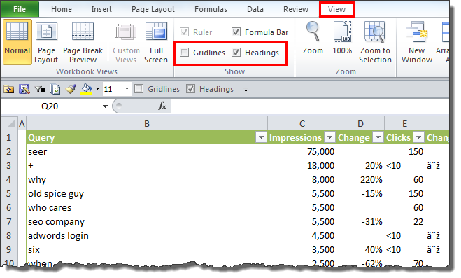 Excel Instructions for MozCon Excel Instructions for MozCon
