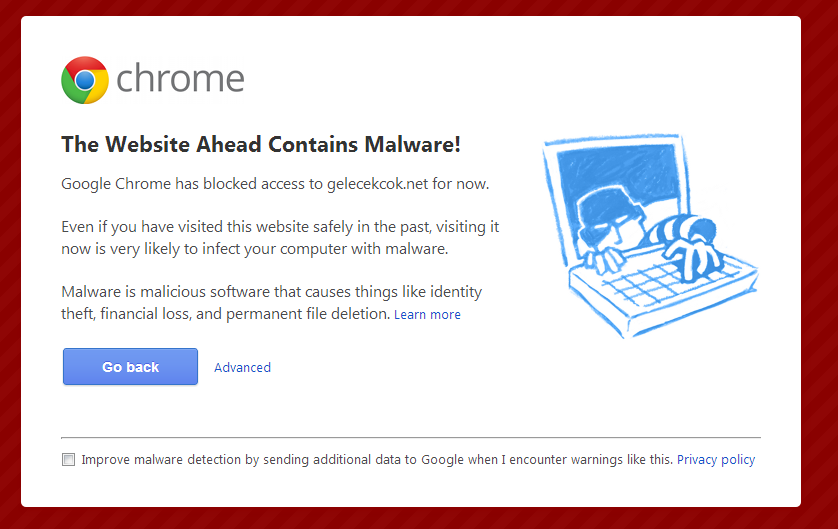 malware site example