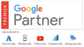 premier google partner RGB search mobile vid disp shop