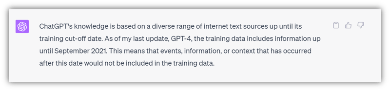 chatgpt knowledge cutoff is september 2021-1