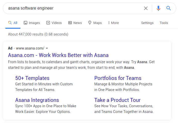 Asana software engineer