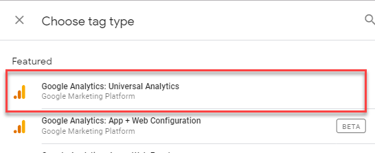 GA universal analytics