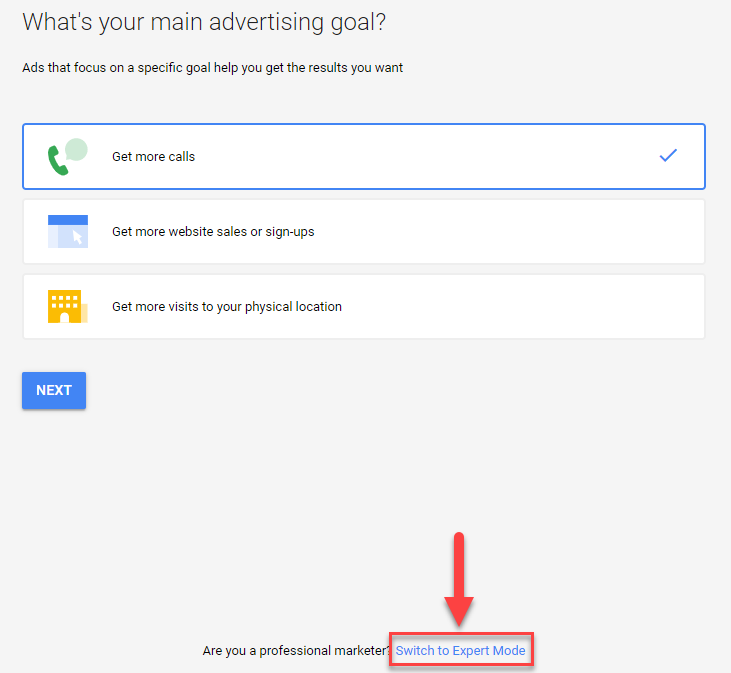 Google Ads Sign In Step 1