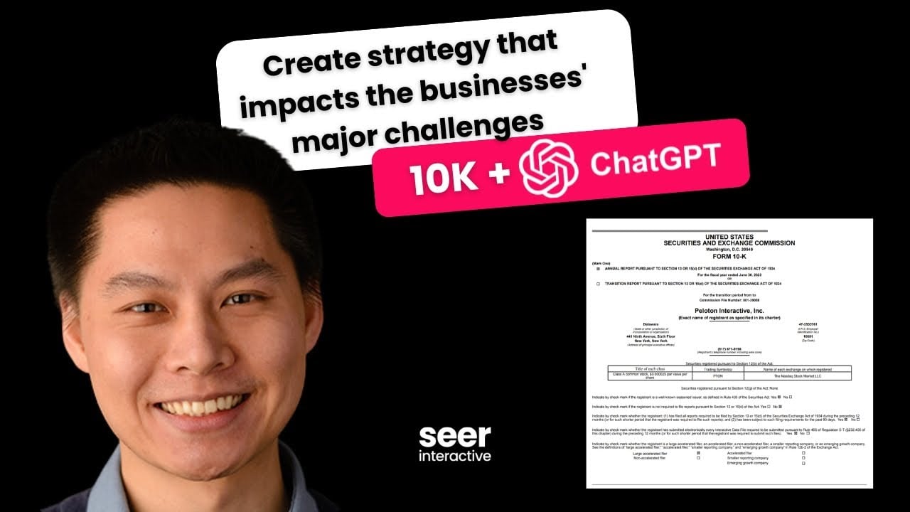 Understand Company Goals with 10-K Reports and ChatGPT